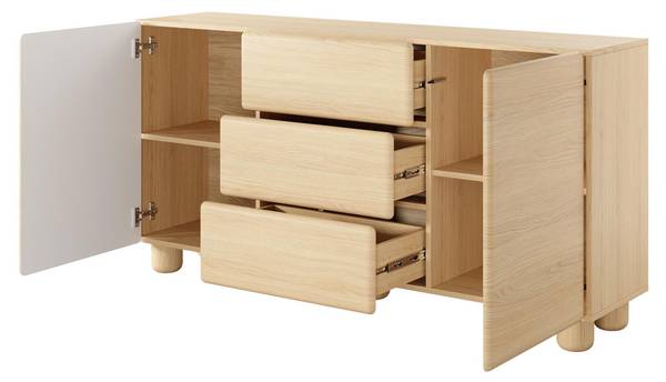 Sideboard OLMO Braun - Holzwerkstoff - 160 x 80 x 38 cm