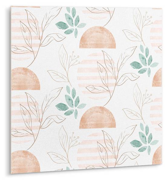 Selbstklebende Fliesen (9 St.) Zartes Beige - Polyester PVC - 30 x 30 x 0 cm