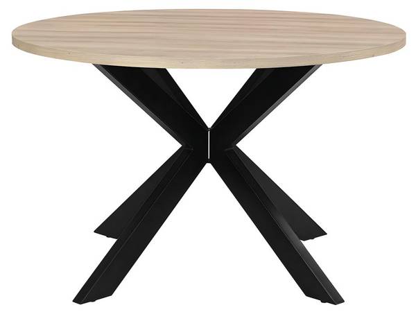 Esstisch TILKI Beige - Holz teilmassiv - 120 x 78 x 120 cm