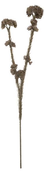 Kunstblume 94024 Grau - Kunststoff - 6 x 58 x 6 cm