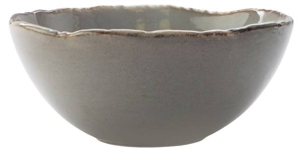 Schale SAMTO WIKLE Grau - Porzellan - 15 x 7 x 15 cm