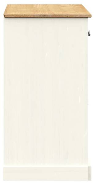 Sideboard 3028810 Weiß - Kiefer - 113 x 75 x 40 cm
