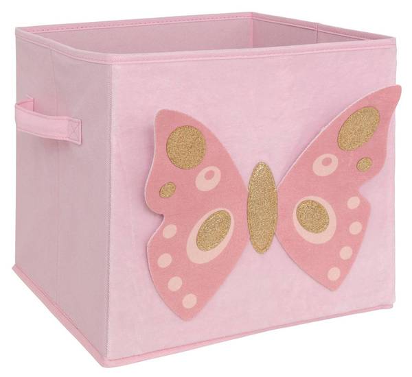 Aufbewahrungsbox JOEY Pink - Papier - 29 x 29 x 29 cm