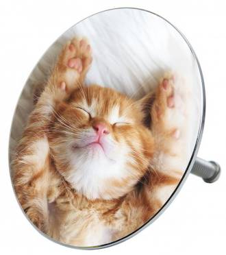 Bouchons de baignoire Lilly Marron - Métal - 8 x 10 x 10 cm