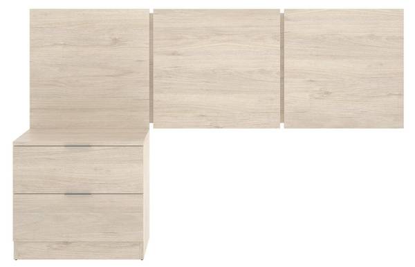 Kopfteil Chanhom Braun - Holzwerkstoff - 157 x 96 x 34 cm