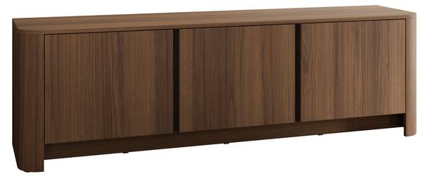 TV-Lowboard Bari Braun - Holzwerkstoff - 168 x 52 x 39 cm
