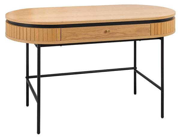 Schreibtisch ATELIER Braun - Holzwerkstoff - 120 x 76 x 60 cm