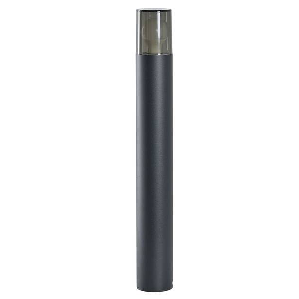 Pollerleuchte ELRICK 2-tlg Schwarz - Metall - 8 x 60 x 8 cm