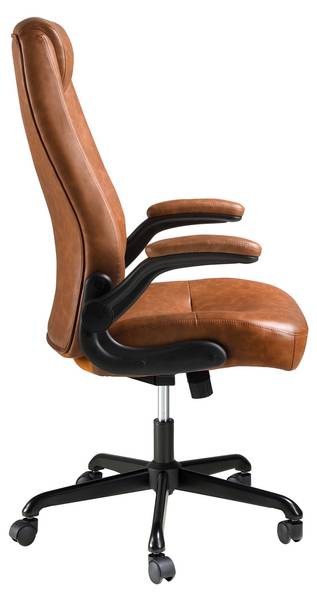 Büro-Drehstuhl 4223 Braun - Kunstleder - 69 x 115 x 73 cm