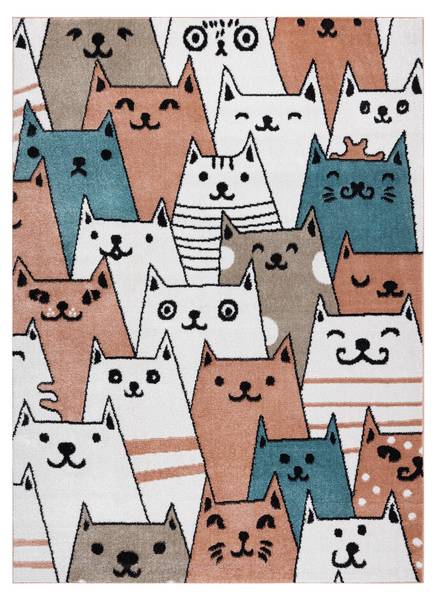 Tapis Fun Gatti Pour Enfants Chats 140 x 190 cm