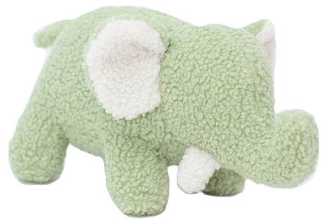 Schaukeltier Elefant Grün - Polyester - 27 x 11 x 13 cm