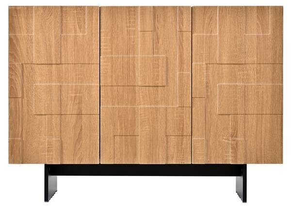 Dressoir MUTIM  Ⅱ bruin - plaatmateriaal op houtbasis - 34 x 76 x 105 cm