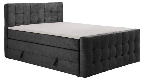 Boxspringbett IGA Dunkelgrau