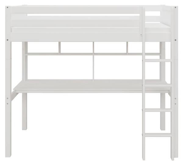Hochbett Nordic Romantic Weiß - Kiefer - 106 x 118 x 209 cm
