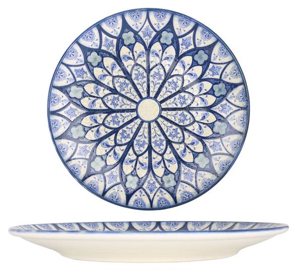Dinerbord Esnaf  set van 2 porselein - 27 x 2 x 27 cm