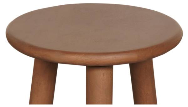 Couchtisch ENZO Braun - Massivholz - 37 x 41 x 37 cm