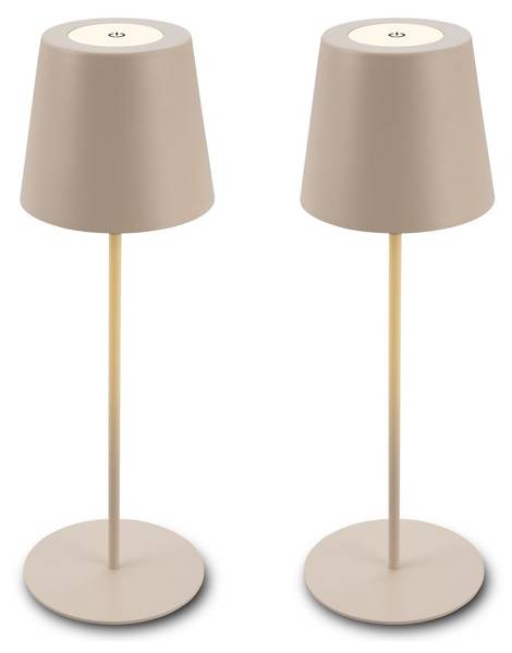 Tischleuchte KIKI 2 Stk. Beige