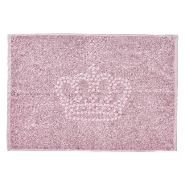 Tapis de bain Crown Étoffe de coton - Mauve