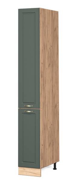 Apothekerschrank Fame-Line 38420 Grün - Eiche Sand Dekor