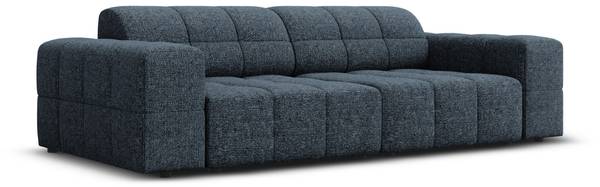 Sofa CHICAGO Hochglanz Nachtblau
