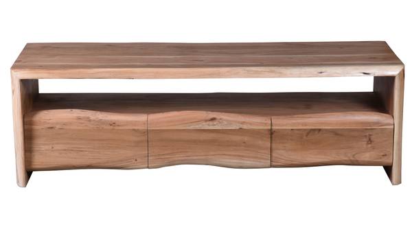 ALBERA Lowboard Braun - Akazie - 146 x 46 x 50 cm
