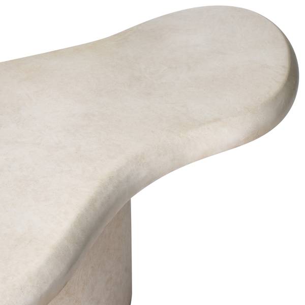 Couchtisch CONZA Beige - Stein - 120 x 34 x 57 cm