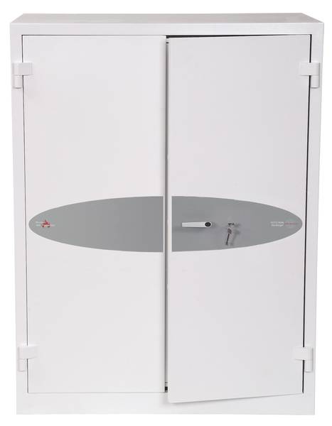 Feuerschutztresor FS1512K Weiß - Stahl - 93 x 123 x 52 cm