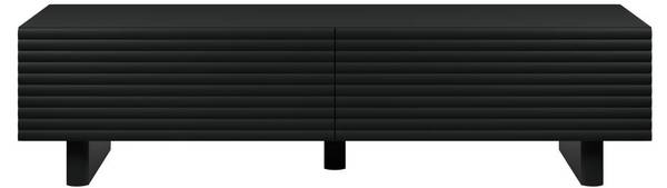 TV-Board LUDIMA Schwarz - Holz teilmassiv - 36 x 46 x 180 cm