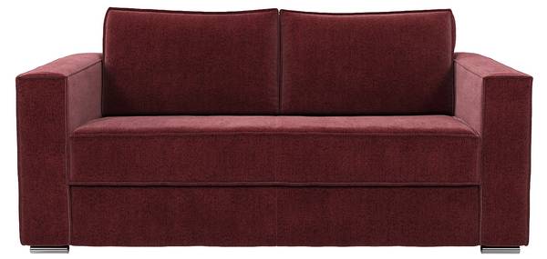 Schlafsofa LORETO Rot - Textil - 215 x 90 x 223 cm