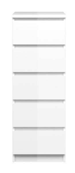 Kommode Nada Weiß - Holz teilmassiv - 40 x 111 x 50 cm