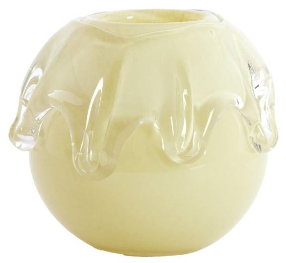 Topf LYSIRA Gelb - Glas - 17 x 15 x 17 cm