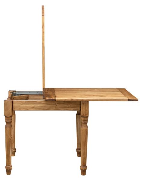 Küchentisch RUSTIKA Braun - Linde - 90 x 80 x 90 cm