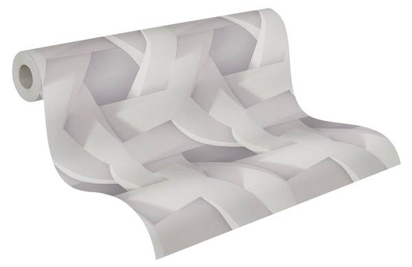 Vliestapete 387211-GU Grau - Fleece - 53 x 1005 x 1 cm