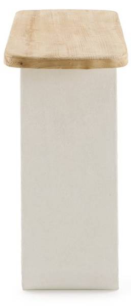 Console 11705 wit - polyresin - hars - 38 x 80 x 120 cm