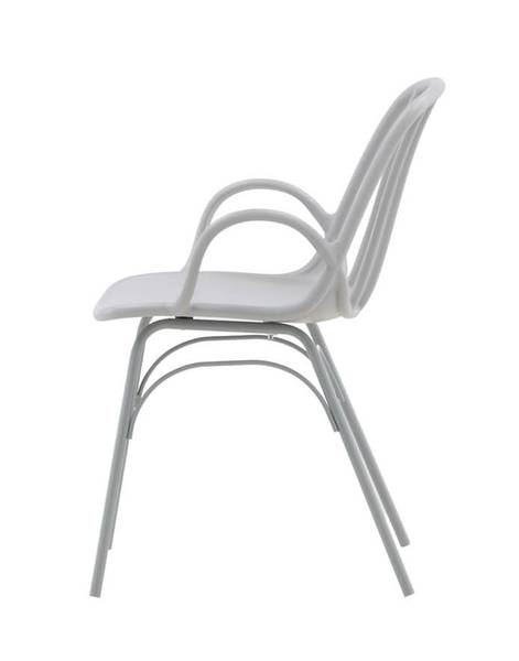 Esszimmerstuhl Dyrön 4er Set Grau - Polypropylen - 55 x 81 x 59 cm