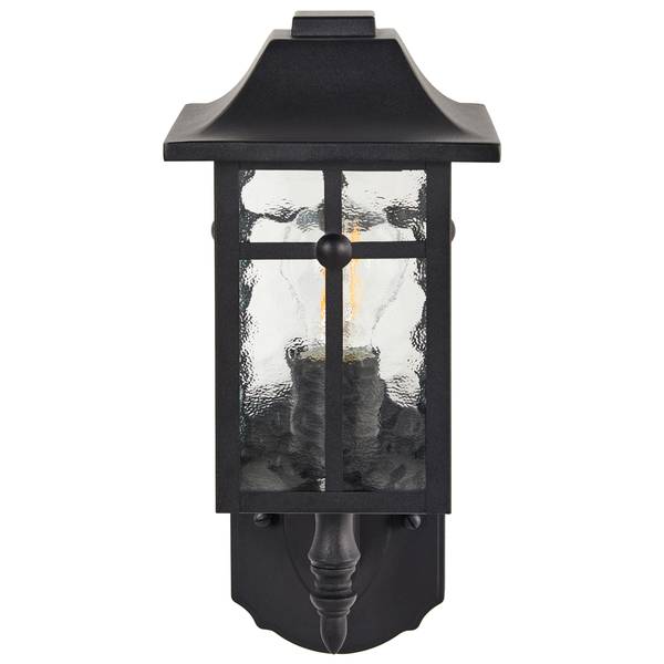 Wandleuchte für den Außenbereich ALATA Schwarz - Metall - 15 x 35 x 17 cm