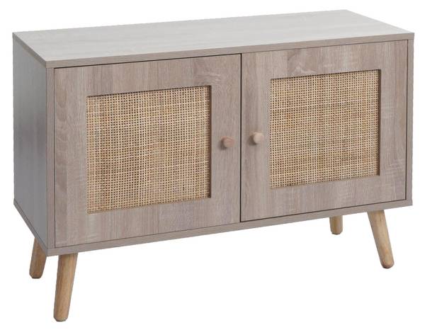 Commode M40 bruin - plaatmateriaal op houtbasis - 80 x 56 x 30 cm