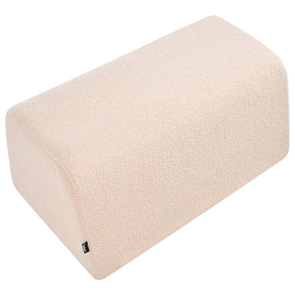 Pouf SINCLAIR Beige - Textil - 79 x 40 x 49 cm