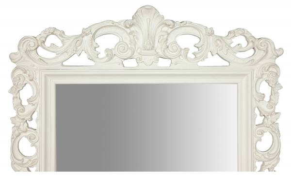 Spiegel PALASSTRAUM Weiß - Massivholz - 4 x 191 x 82 cm