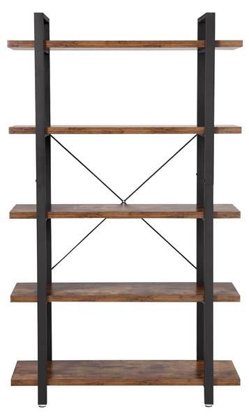 Standregal Gaborone Braun - Metall - 105 x 178 x 34 cm