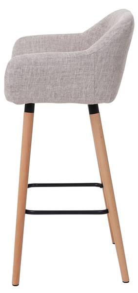 Barhocker Vaasa T381 (2er-Set) Hellgrau