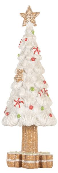 Weihnachtsbaum Santa Marie Weiß - Kunststoff - 12 x 33 x 12 cm