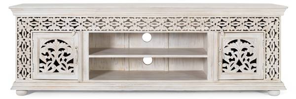 FernsehEsstisch 1518 Braun - Massivholz - 40 x 60 x 180 cm