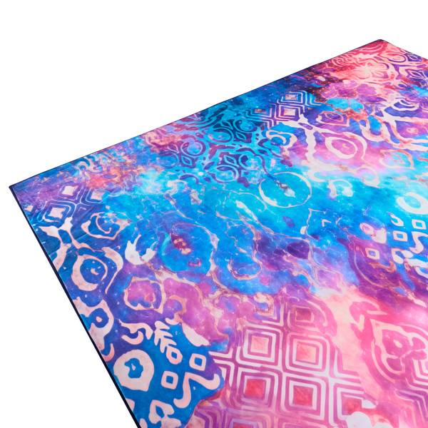 Teppich ORVELLA Blau - Pink - Violett - Textil - 200 x 300 cm