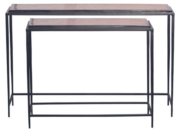 Konsole IGLOO Schwarz - Metall - 30 x 70 x 110 cm