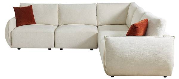 Canapé OCTAVINE Beige - Textile - 276 x 85 x 276 cm