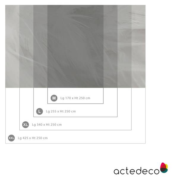 Panorama-Vliestapete Federn Breite: 340 cm