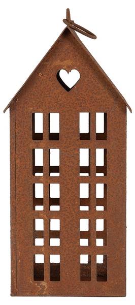 Dekorationsfigur Haus Deco&Achi Braun - Metall - 11 x 30 x 13 cm