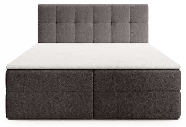 Boxspringbett ARTURO Graphit - Breite: 141 cm