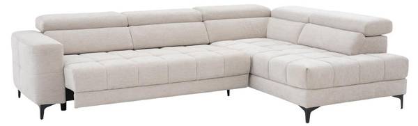 Relaxsofa MONISO Beige - Textil - 212 x 75 x 298 cm
